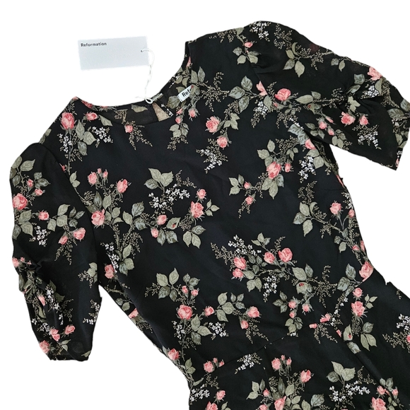 Reformation Gracie Dress In Nicole - Picture 3 of 8